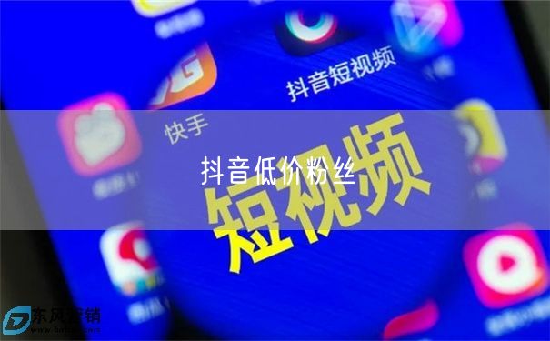 抖音低价粉丝