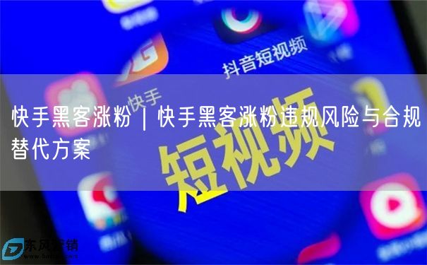 快手黑客涨粉｜快手黑客涨粉违规风险与合规替代方案
