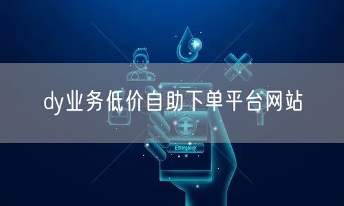 dy业务低价自助下单平台网站