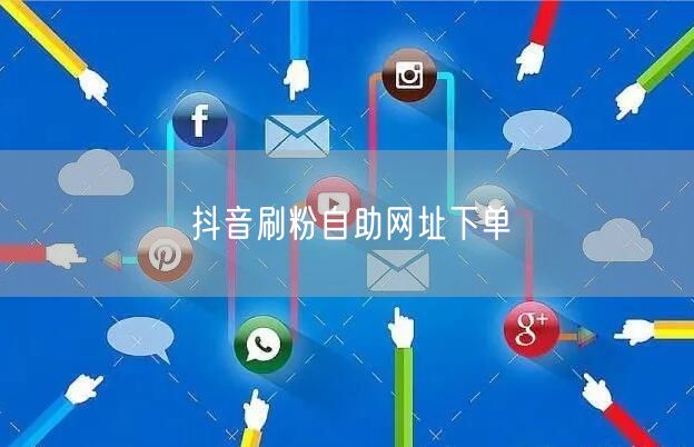 抖音刷粉自助网址下单