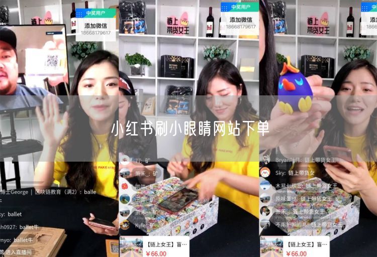 小红书刷小眼睛网站下单
